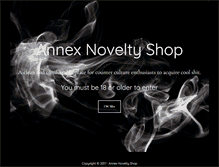 Tablet Screenshot of annexnoveltyshop.com